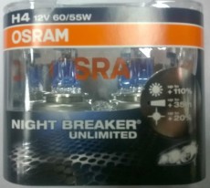H4 NIGHT BREAKER UNLIMITED+110% повече светлина
Цена-45лвкт.