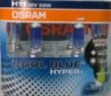 Крушки H11 OSRAM COOL BLUE HYPER+/+50% повече светлина с XENON ефект-5000K
Цена-58лвкт.