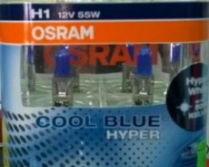 OSRAM H1-12V55W
модел-COOL BLUE HIPER-5000K
Цена-35лв.к-т.